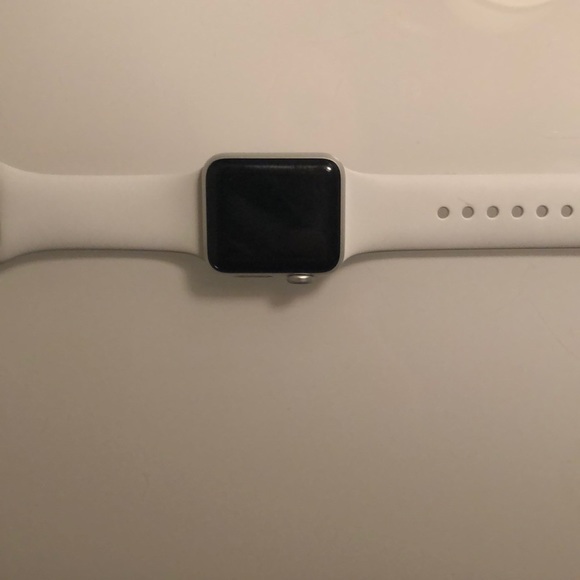 apple watch series 3 silver white